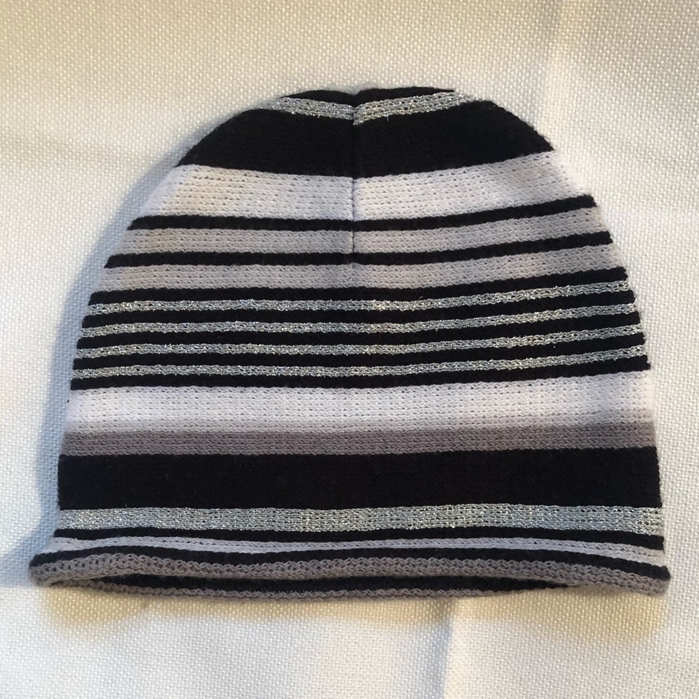 Extra Slouchy Striped Beanie